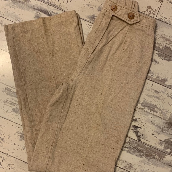Rare Vintage Size:00 Oatmeal Women’s Trousers - Picture 7 of 14